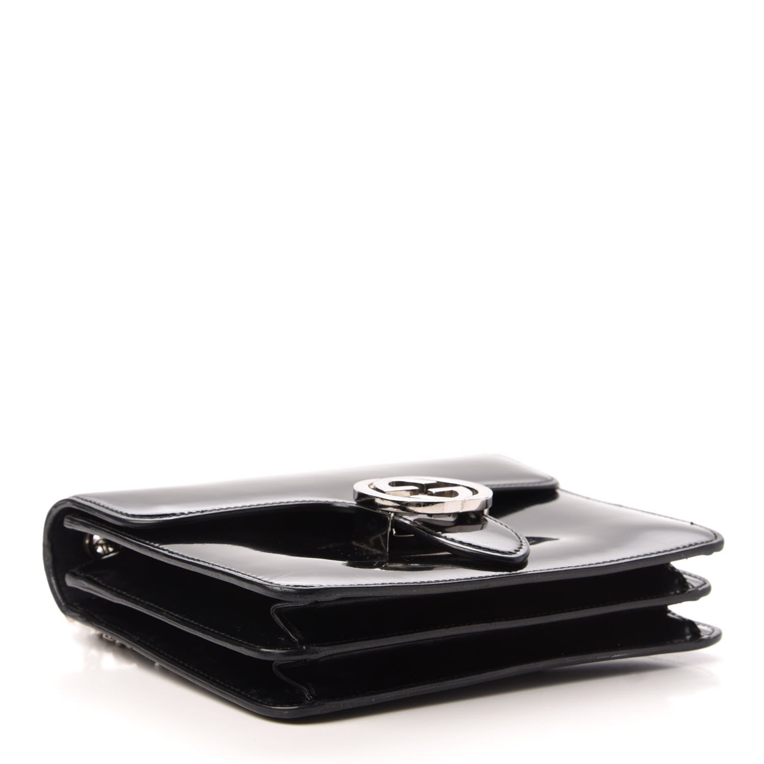 Gucci Shade Lux Calfskin Small Interlocking G Shoulder Bag Black 4 of 9