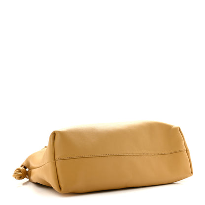 Loewe Mellow Nappa Donut Medium Chain Flamenco Knot Clutch Sahara 4 of 11