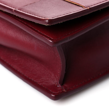 Bottega Veneta Nappa Maxi Intrecciato Mini Cassette Crossbody Bordeaux 15 of 16