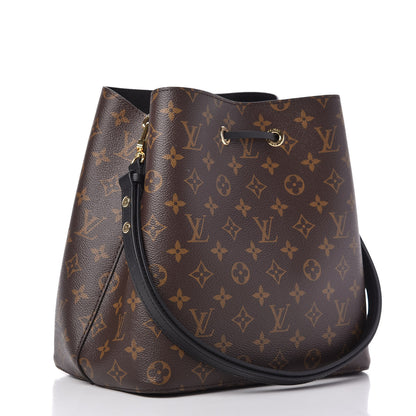 Louis Vuitton Monogram Neonoe MM Black 3 of 8