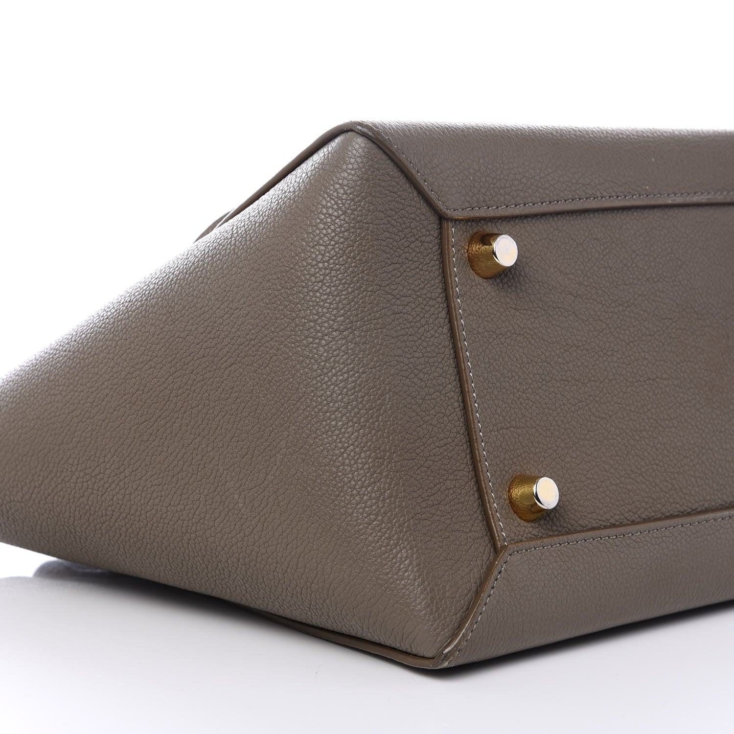Celine Grained Calfskin Mini Belt Bag Grey 5 of 9