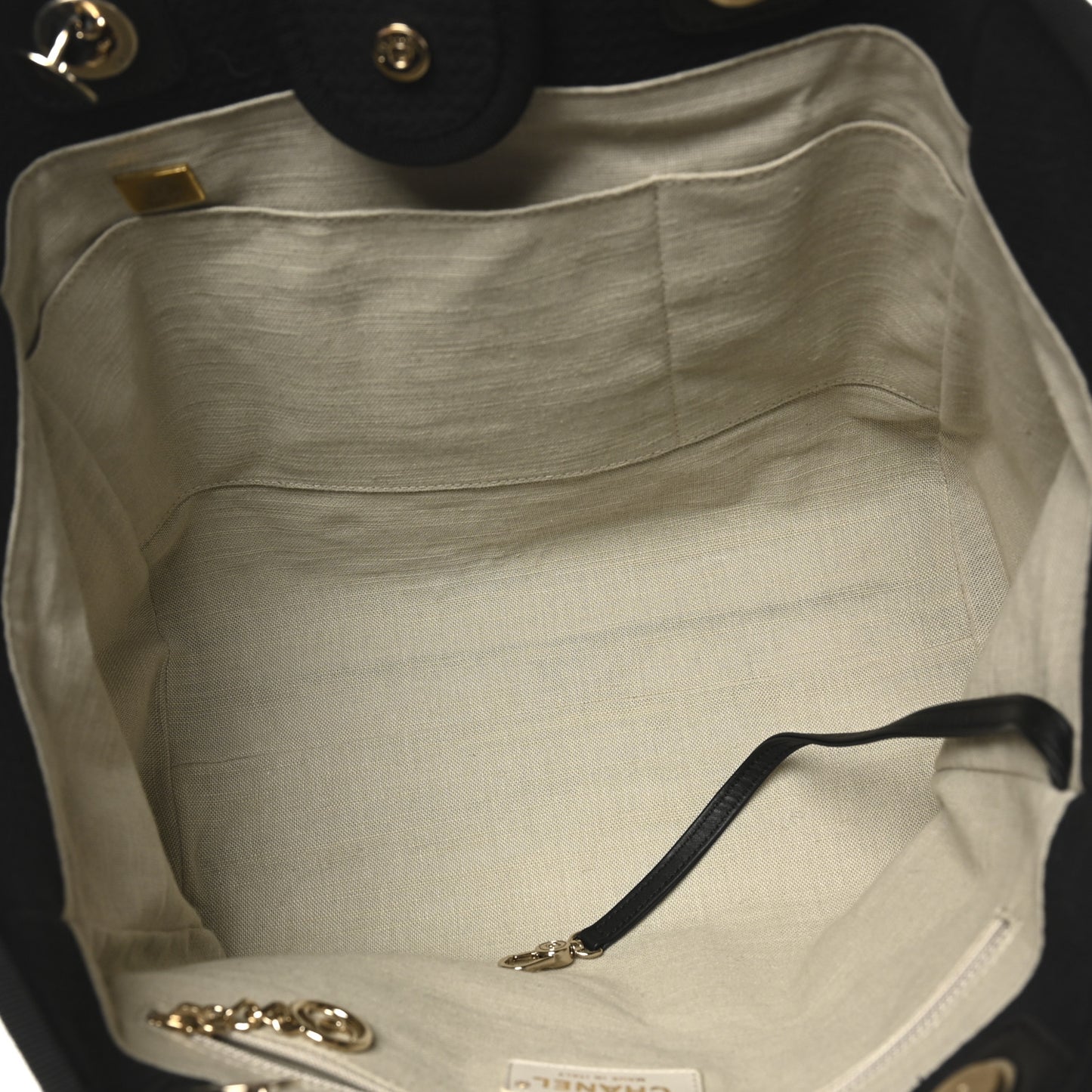Mixed Fibers Small Deauville Tote Black