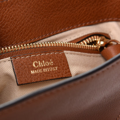 Chloe Suede Calfskin Medium Faye Backpack Tan 8 of 9