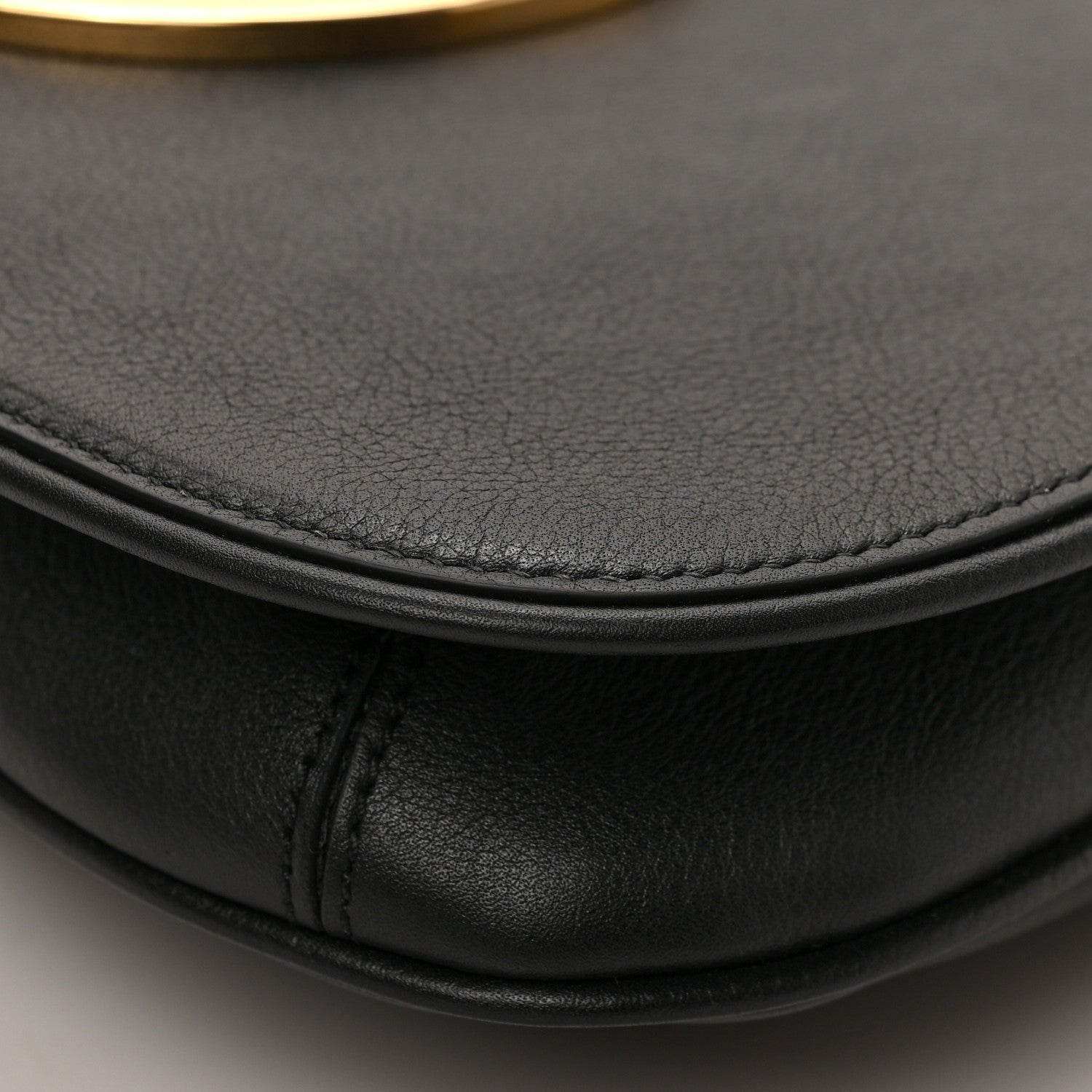 Gucci Roxy Calfskin Blondie Chain Shoulder Flap Bag Black 8 of 8
