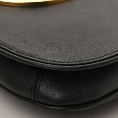 Gucci Roxy Calfskin Blondie Chain Shoulder Flap Bag Black 8 of 8