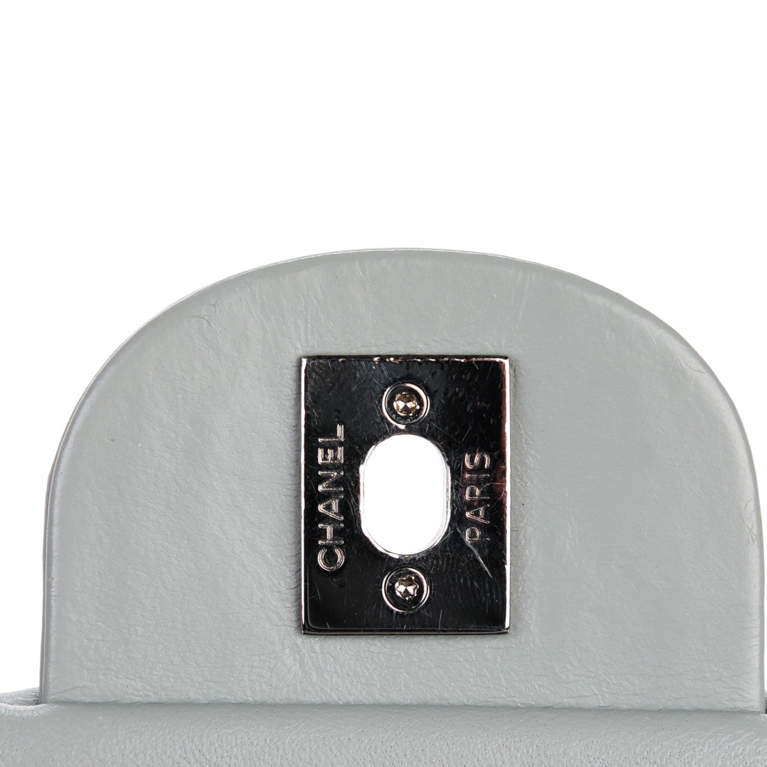Chanel Lambskin Quilted 3 Maxi Flap Light Grey 7 of 8