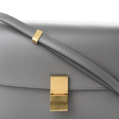 Celine Box Calfskin Medium Classic Box Flap Bag Zinc 10 of 10