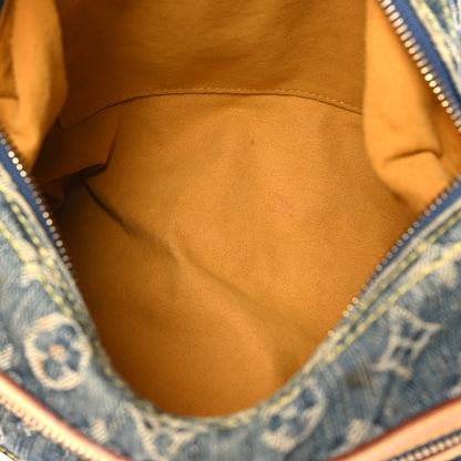 Louis Vuitton Monogram Denim Baggy PM Blue 5 of 9