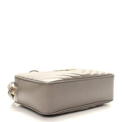 Saint Laurent Calfskin Matelasse Monogram Lou Camera Bag Greyish Brown 4 of 8