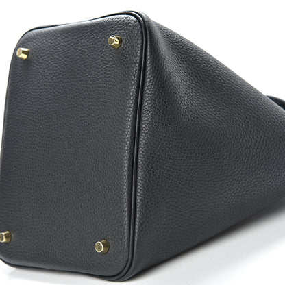 Hermes Taurillon Clemence Picotin Lock 22 MM Black 10 of 11