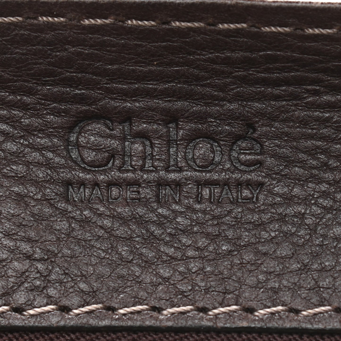 Calfskin Paddington Front Pocket Tote Chocolate