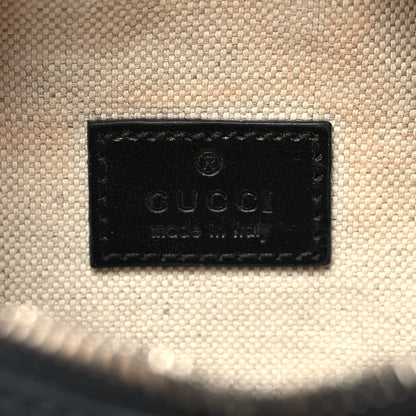Gucci Calfskin GG Tennis Embossed Belt Bag Black 6 of 12