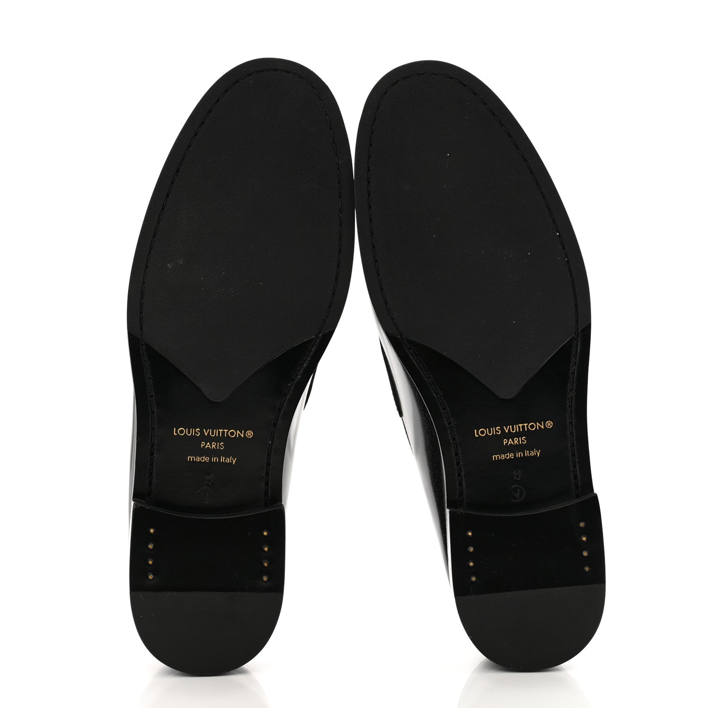 Calfskin Monogram Eclipse Mens Major Loafers 8 Black