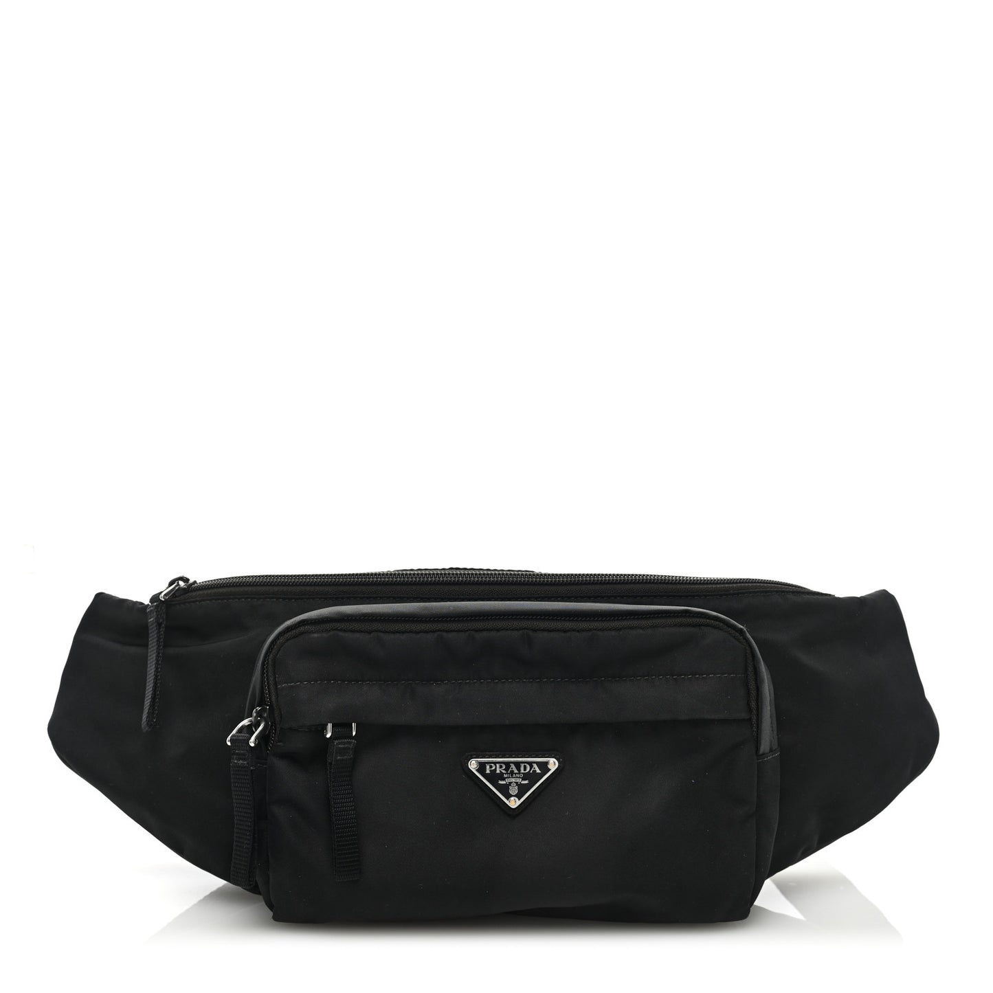 Tessuto Nylon Montagna Belt Bag Black