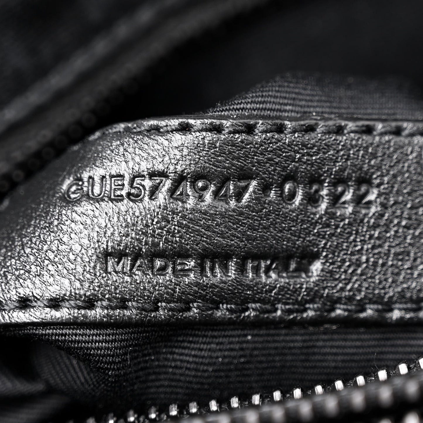 Calfskin Y Quilted Monogram Monochrome Large Loulou Chain Satchel Black