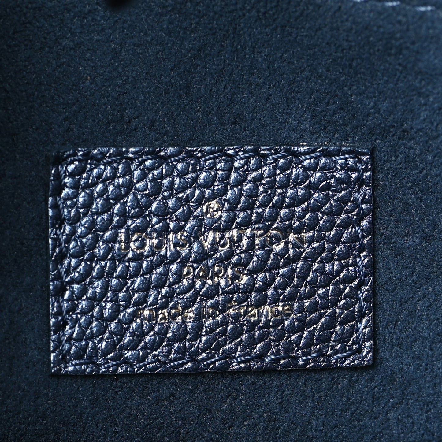 Metallic Empreinte Monogram Giant Onthego PM Navy Nacre