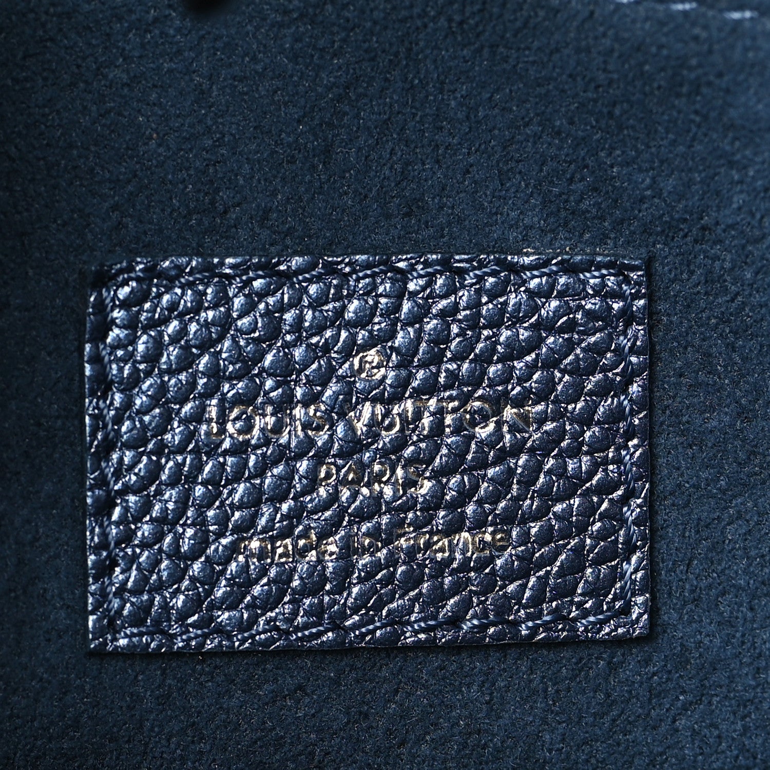 Louis Vuitton Metallic Empreinte Monogram Giant Onthego PM Navy Nacre 6 of 9