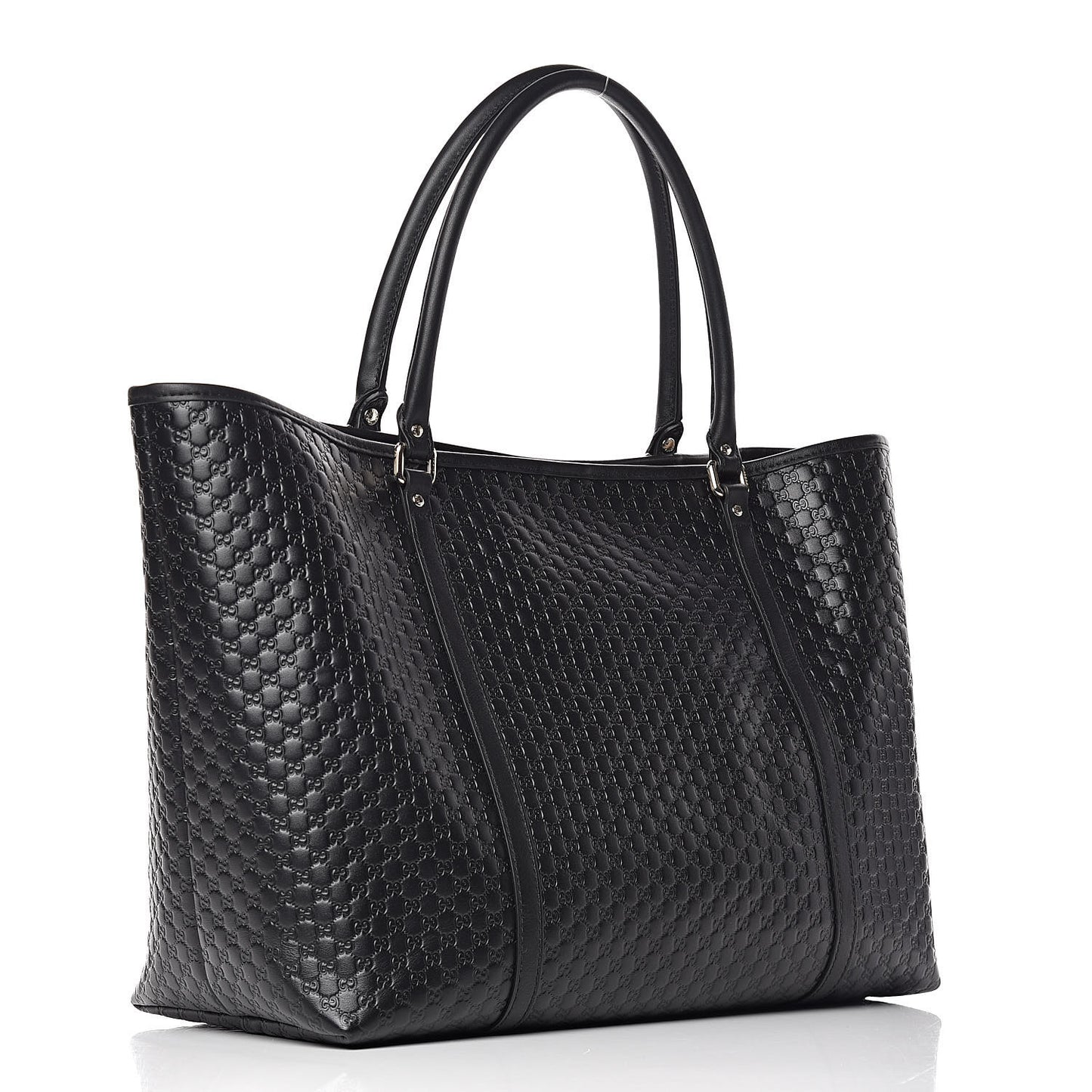 Microguccissima Large Joy Tote Black