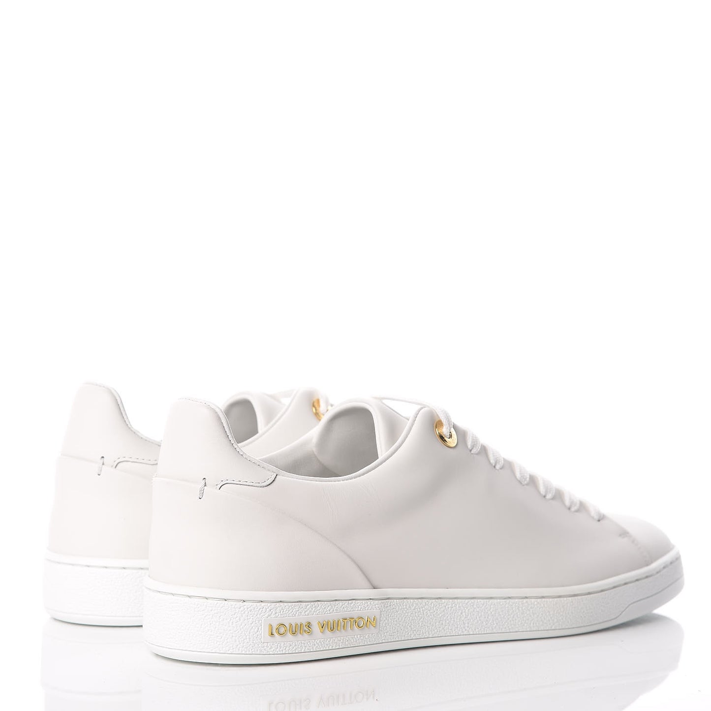 Calfskin Frontrow Sneakers 39 White