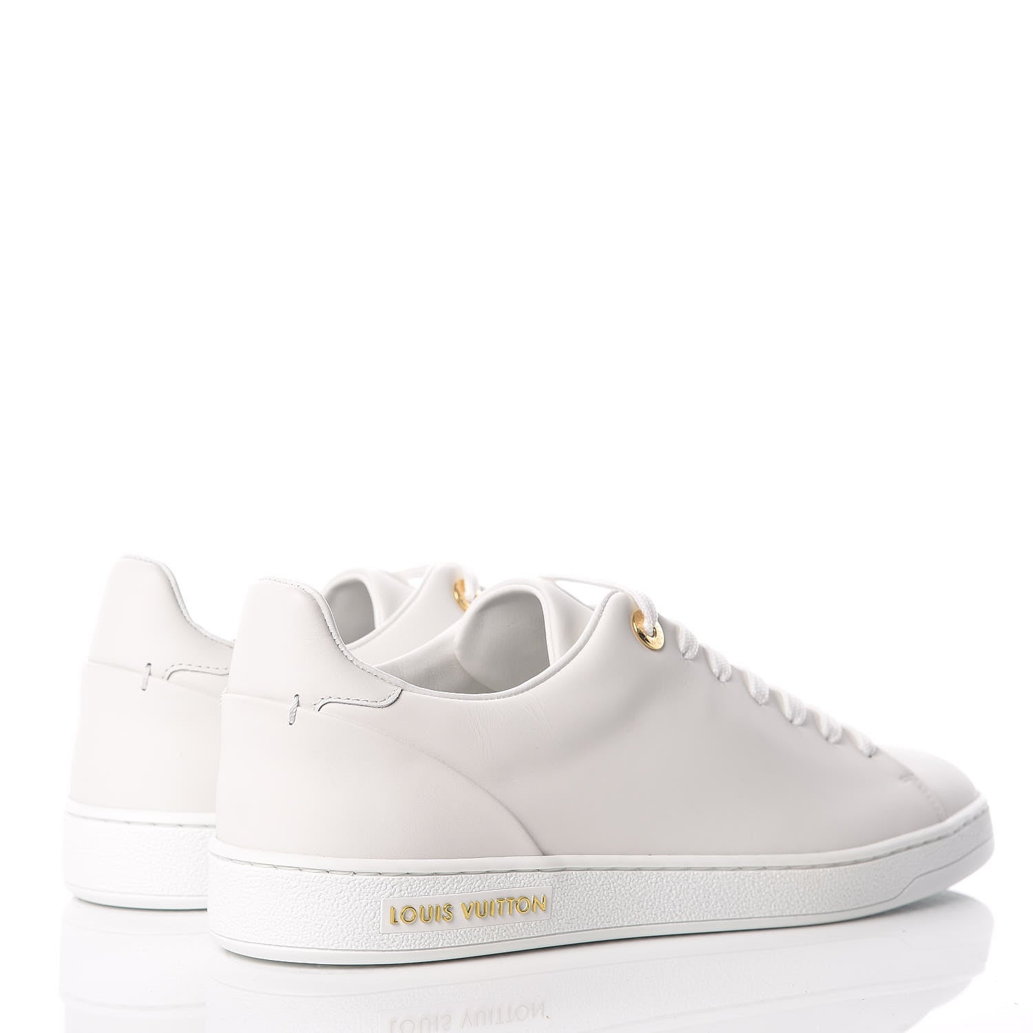 Louis Vuitton Calfskin Frontrow Sneakers 39 White 4 of 8