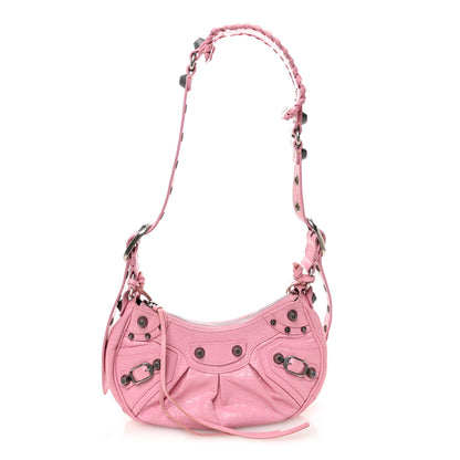Balenciaga Agneau Arena Le Cagole Shoulder Bag XS Candy Pink 1 of 16