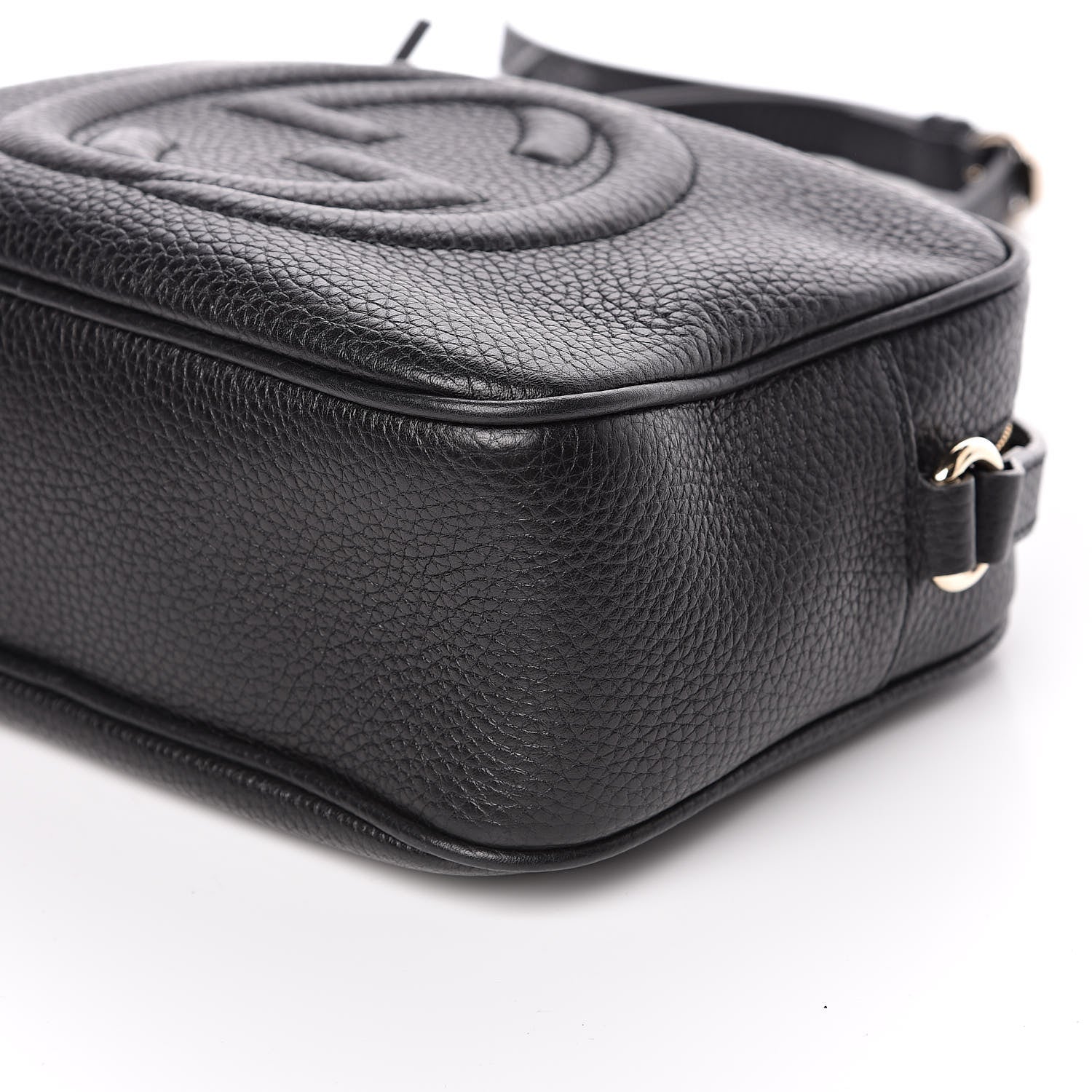 Gucci Pebbled Calfskin Small Soho Disco Bag Black 9 of 10
