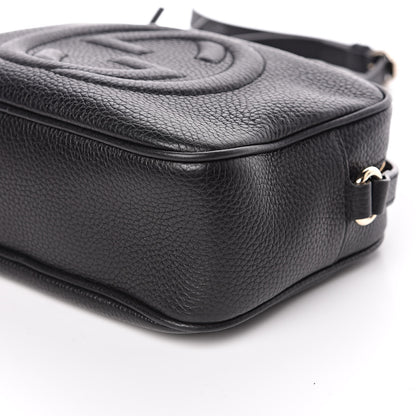 Gucci Pebbled Calfskin Small Soho Disco Bag Black 9 of 10