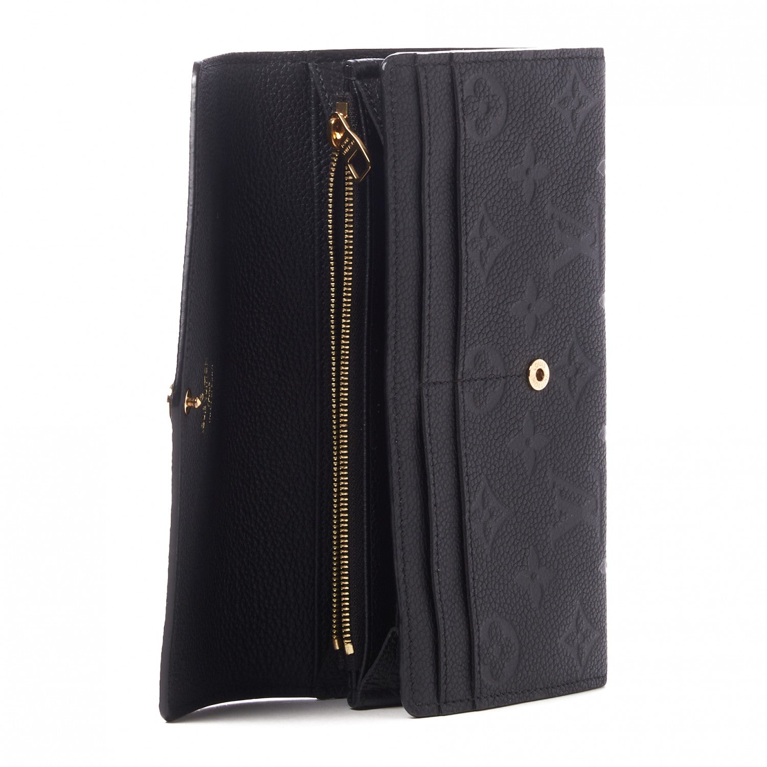 Louis Vuitton Empreinte Sarah Wallet NM Black 6 of 9
