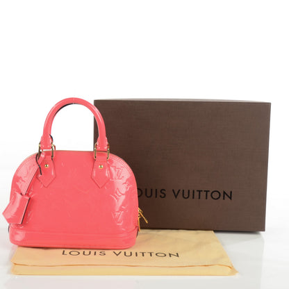 Louis Vuitton Vernis Alma BB Rose Litchi 5 of 8