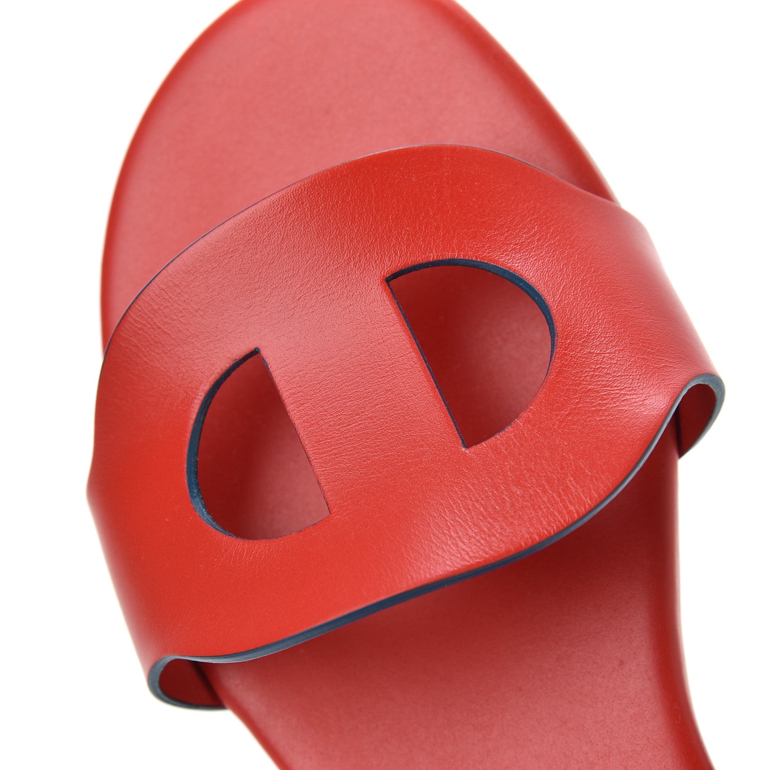 Hermes Calfskin Lisboa Sandals 36 Jasper Rouge 9 of 17