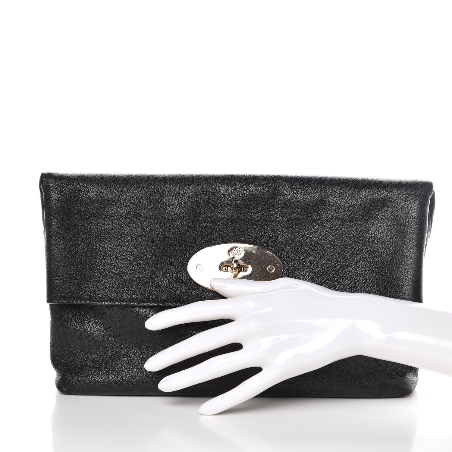 Mulberry Glossy Goat Clemmie Clutch Black 2 of 10