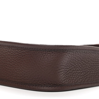 Hermes Taurillon Clemence Evelyne TPM Rouge Sellier 10 of 11