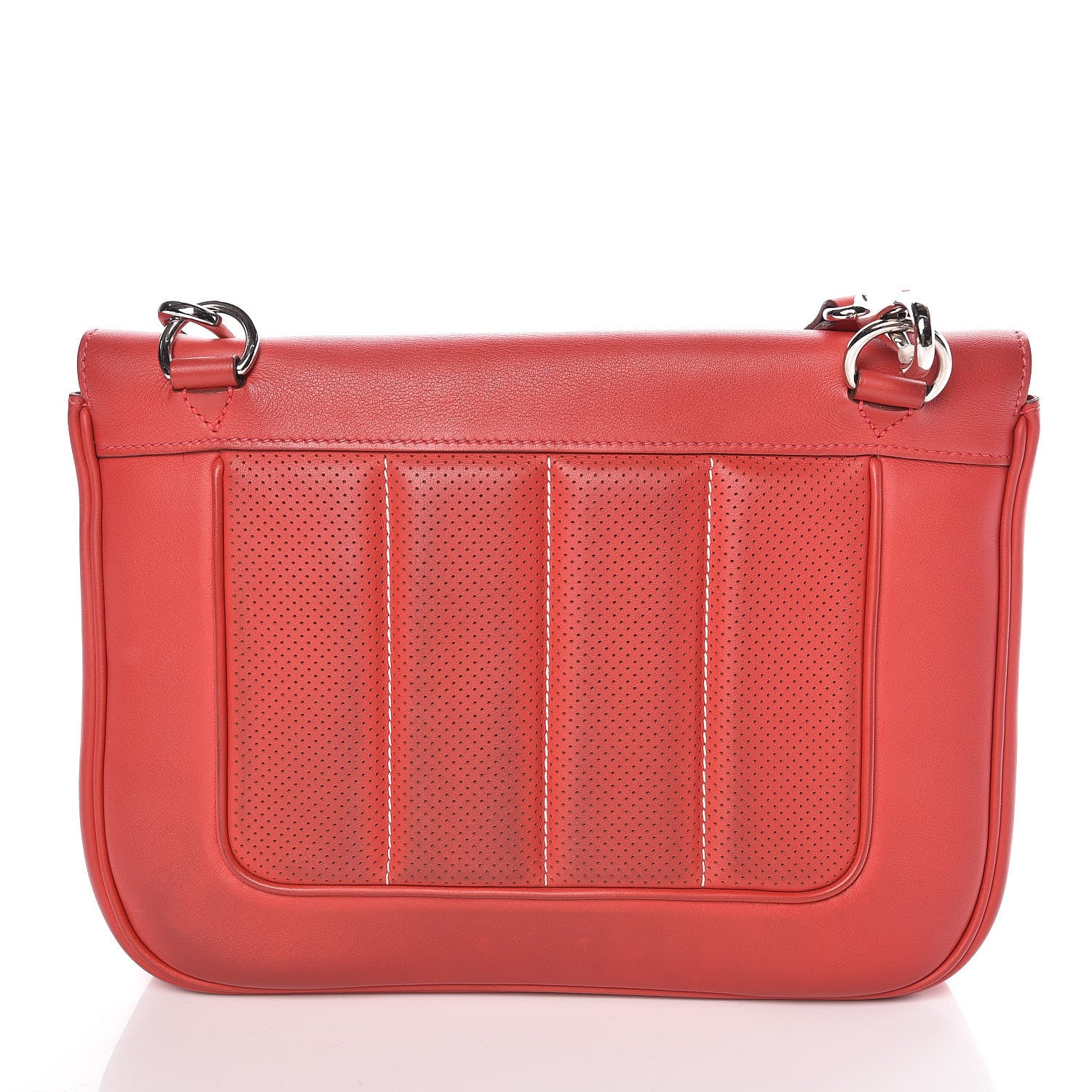 Hermes Veau Swift Sac Berline 28 Vermillion 8 of 10