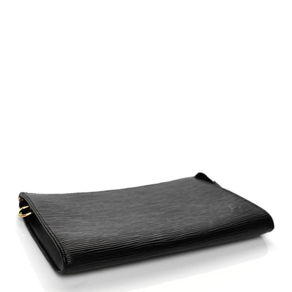 Louis Vuitton Epi Pochette Accessories 24 Black 4 of 7