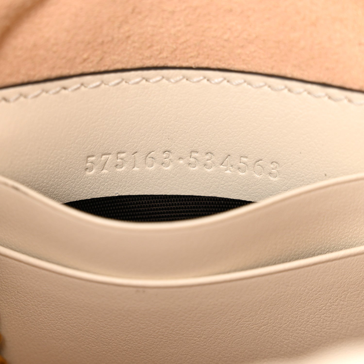 Gucci Calfskin Matelasse Mini GG Marmont 2.0 Bucket Bag White 7 of 10