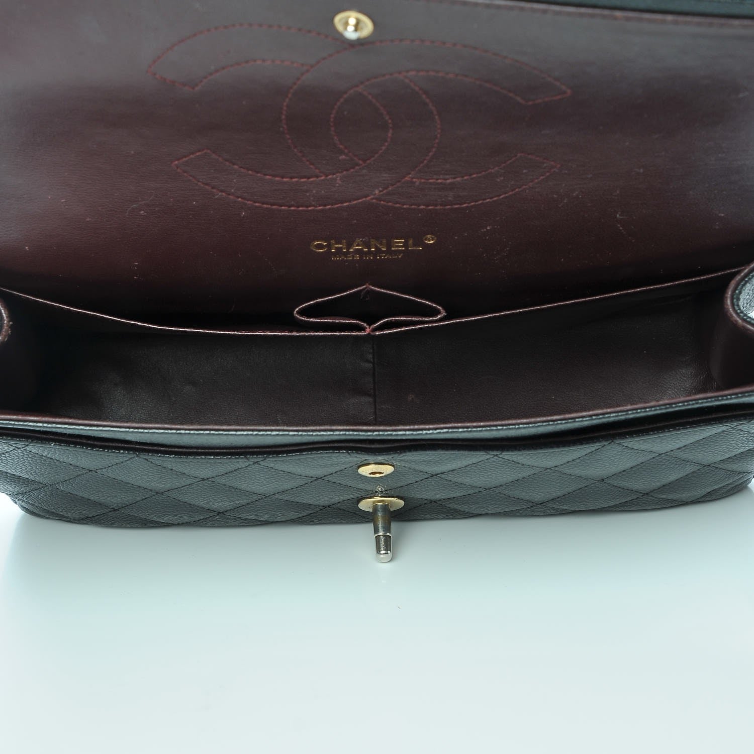 Chanel Caviar Quilted Jumbo Double Flap Black 6 of 22