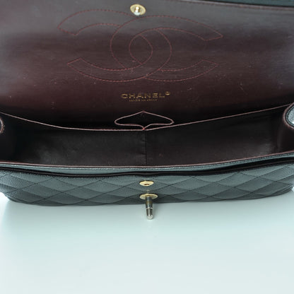 Chanel Caviar Quilted Jumbo Double Flap Black 6 of 22