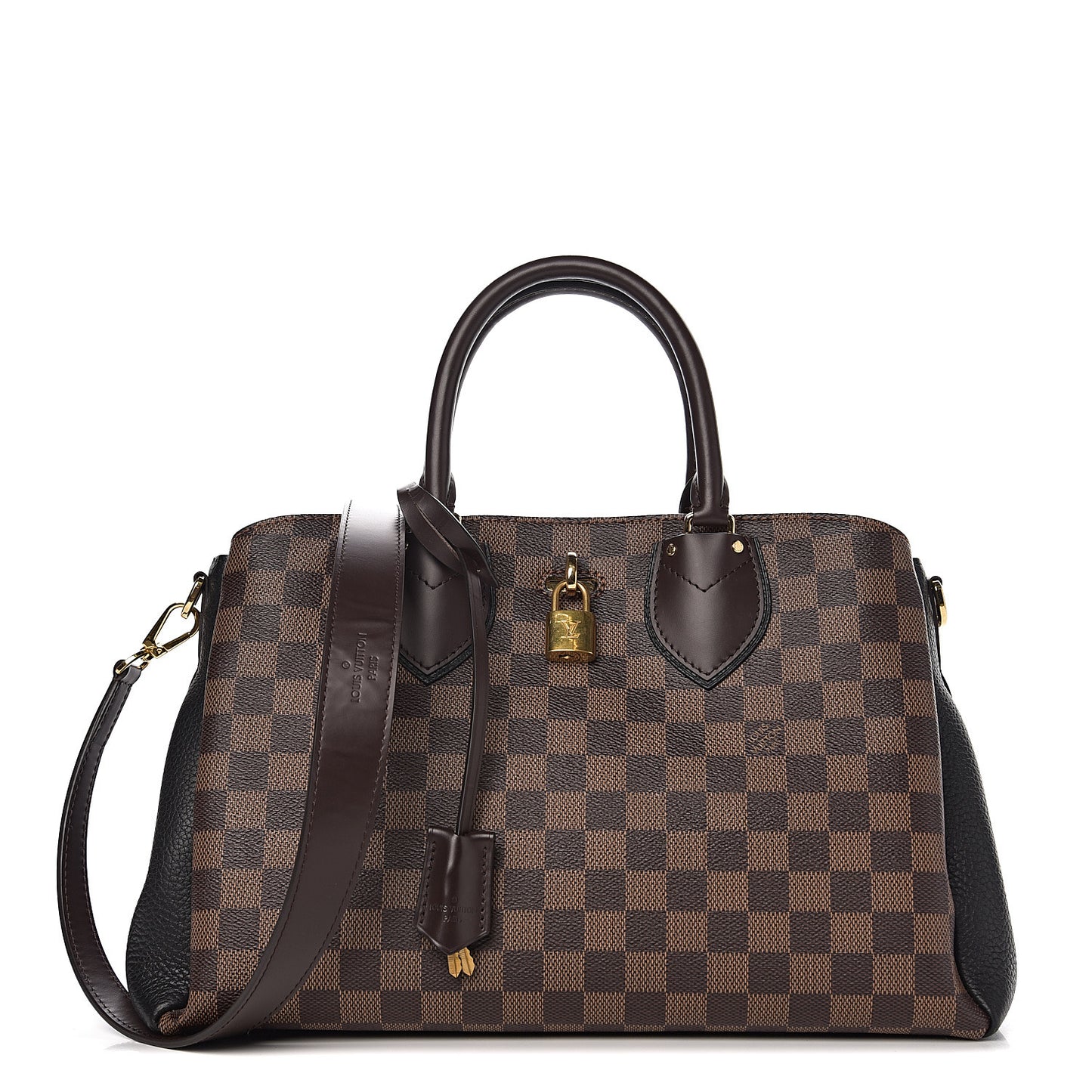 Cuir Taurillon Damier Ebene Normandy Black