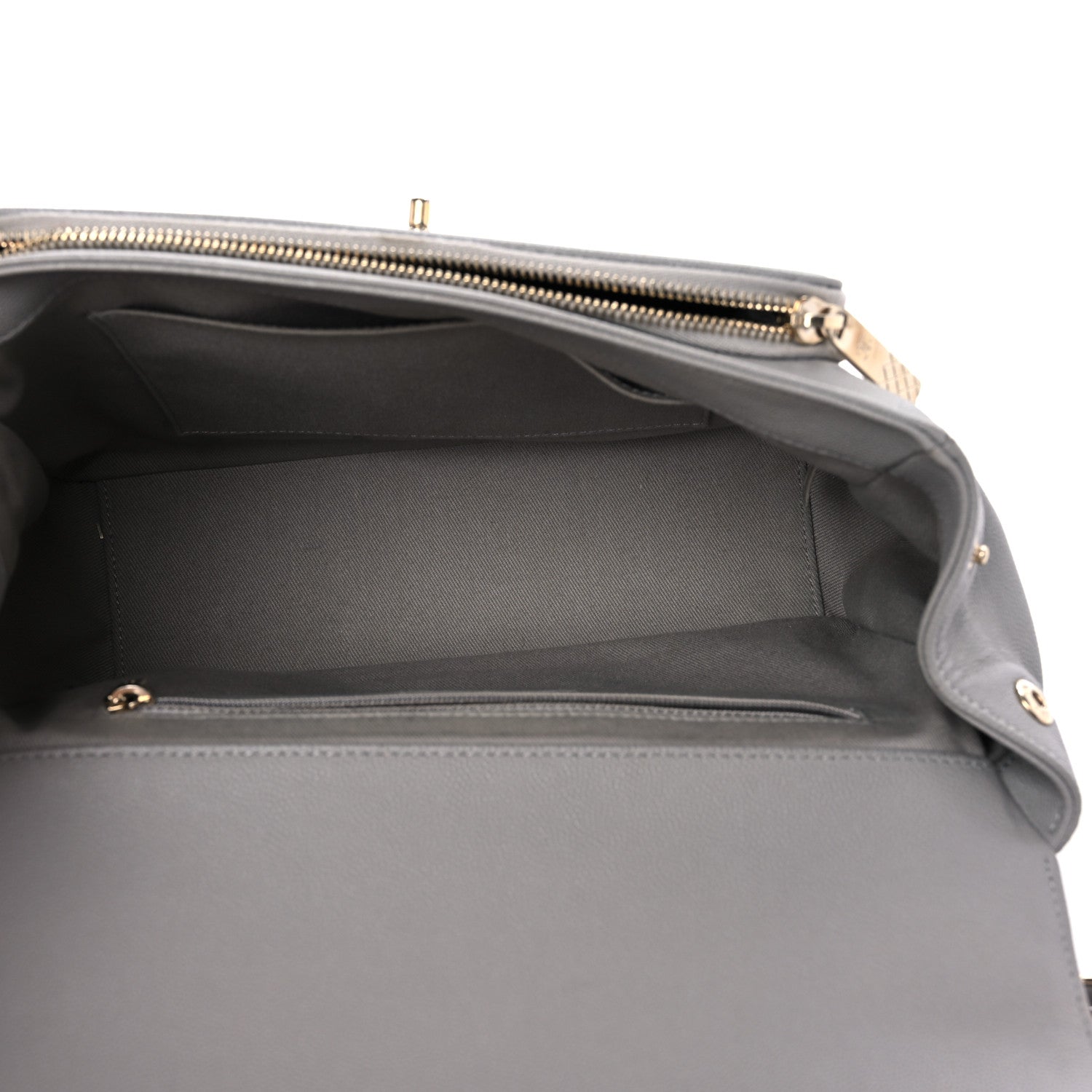 Chanel Caviar Quilted Large Business Affinity Flap Grey 5 of 23