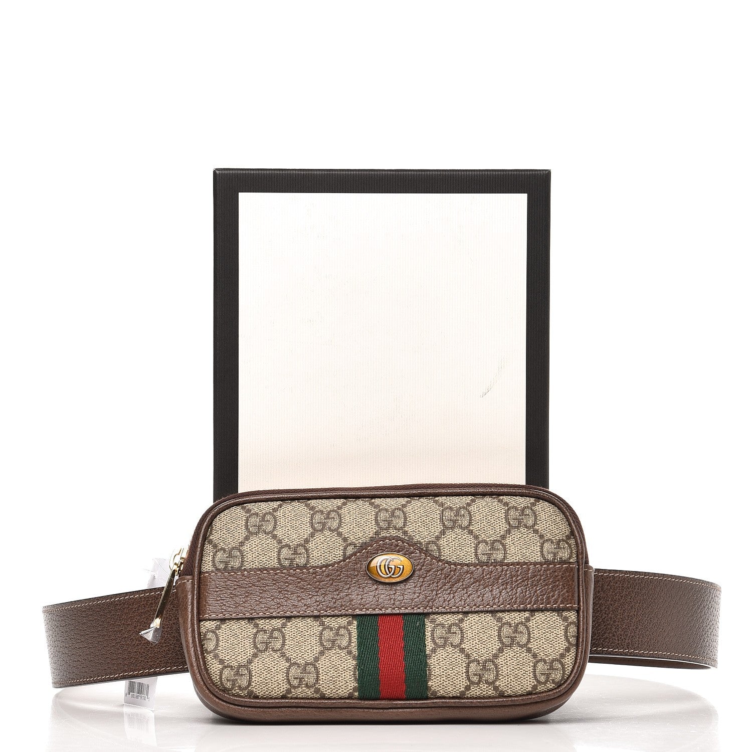 Gucci GG Supreme Monogram Ophidia Belted iPhone Case 95 38 Dark Brown 11 of 11