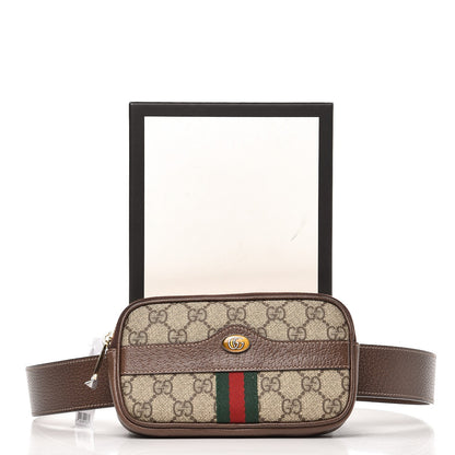 Gucci GG Supreme Monogram Ophidia Belted iPhone Case 95 38 Dark Brown 11 of 11