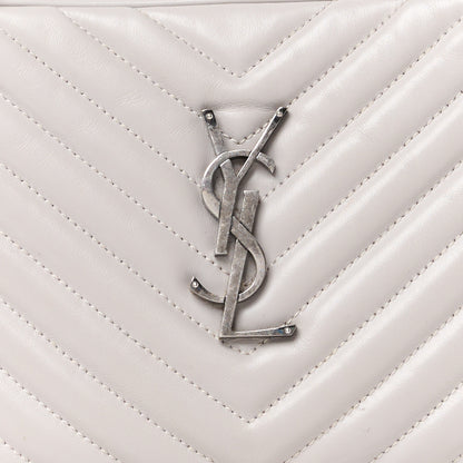 Saint Laurent Calfskin Matelasse Monogram Lou Camera Bag Granite 8 of 14