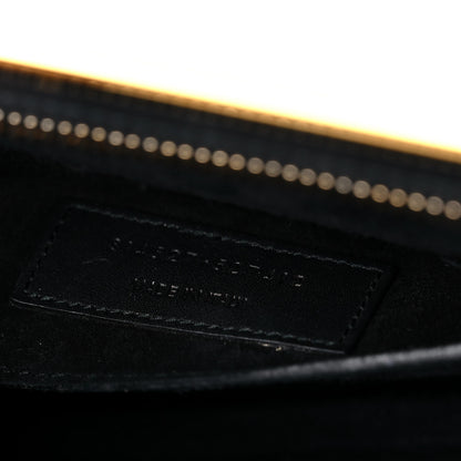 Saint Laurent Leather Lutetia Clutch Black 8 of 29