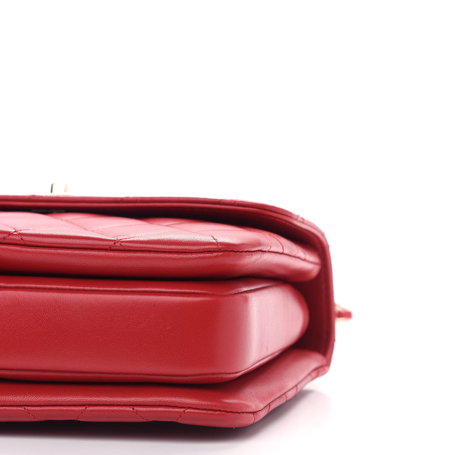 Chanel Lambskin Quilted Small Trendy CC Flap Dual Handle Bag Red 8 of 9