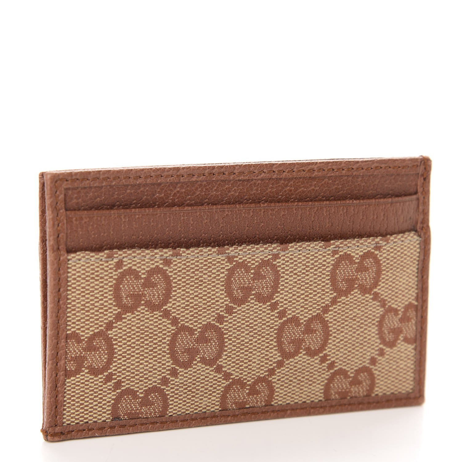 Gucci X MLB GG Monogram NY Yankees Card Holder Beige Ruggine Ivory 3 of 8