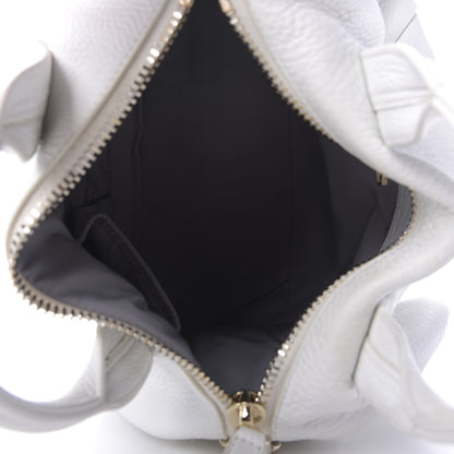 Alexander Wang Pebbled Lambskin Rocco White Gold Hardware 5 of 10
