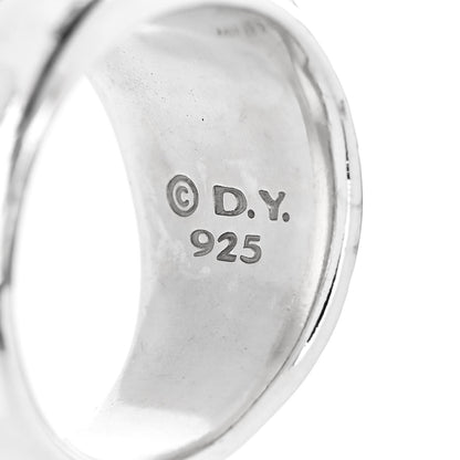 David Yurman Sterling Silver Wide Cable Ring 54 7 4 of 4