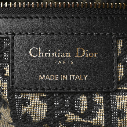 Christian Dior Wicker Oblique Medium Lady Dior Bag Blue 6 of 8