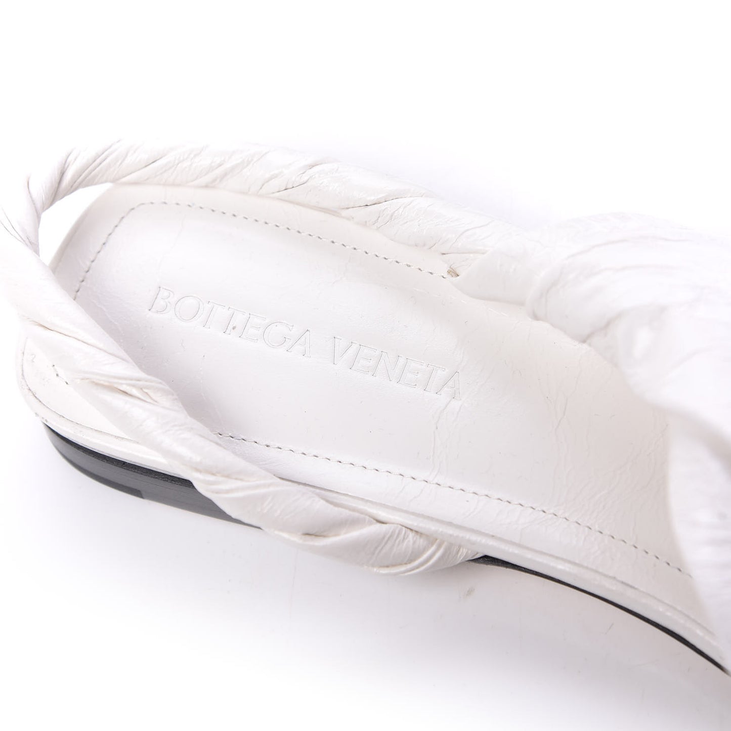 Nappa BV Point Ballet Flat 40 White