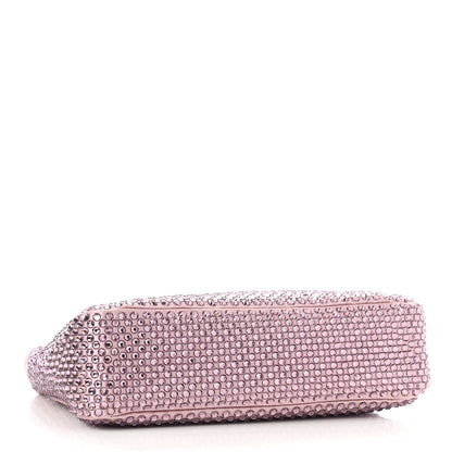 Prada Satin Crystal Mini Re-Edition 2000 Bag Alabastro 4 of 11